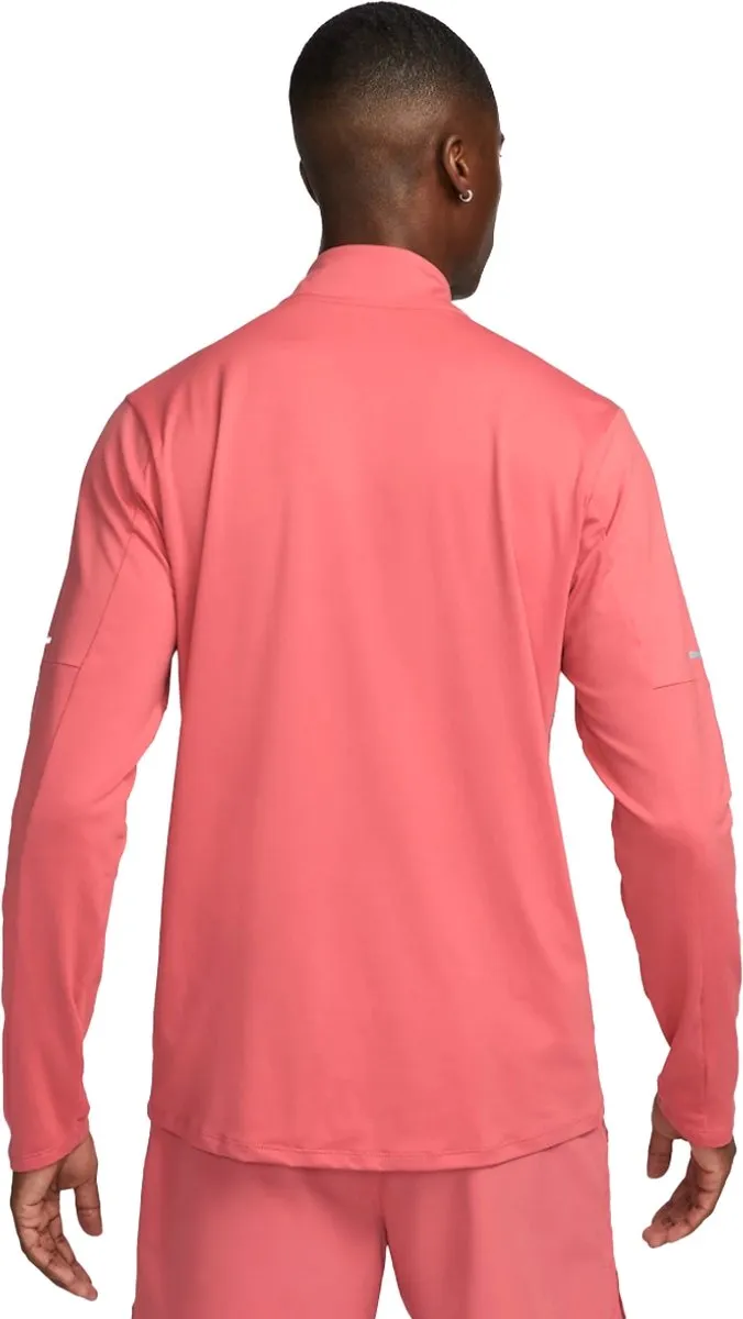 Nike Dri-FIT Element Half-Zip LS Sportshirt DD4756-655 - S - Roodroze - afbeelding 6 van 6