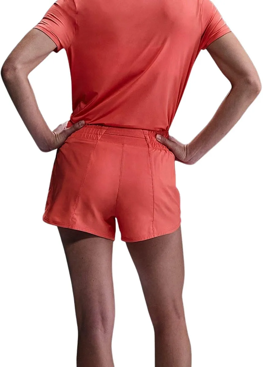 Nike Dri-FIT One Swoosh Short Dames - Maat L - Oranje/Wit