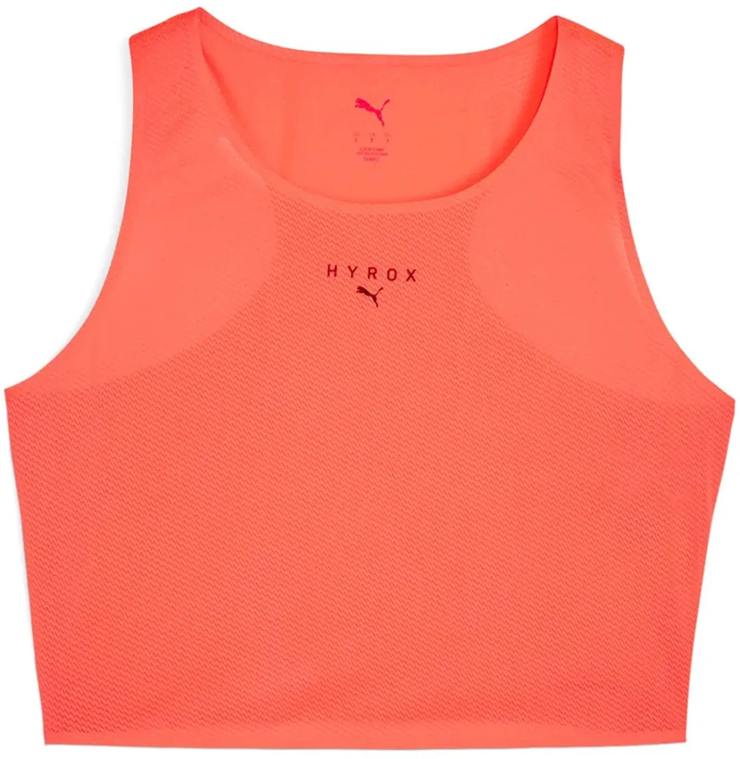 PUMA X Hyrox Ultraspun Crop Mouwloos T-shirt Glowing Red