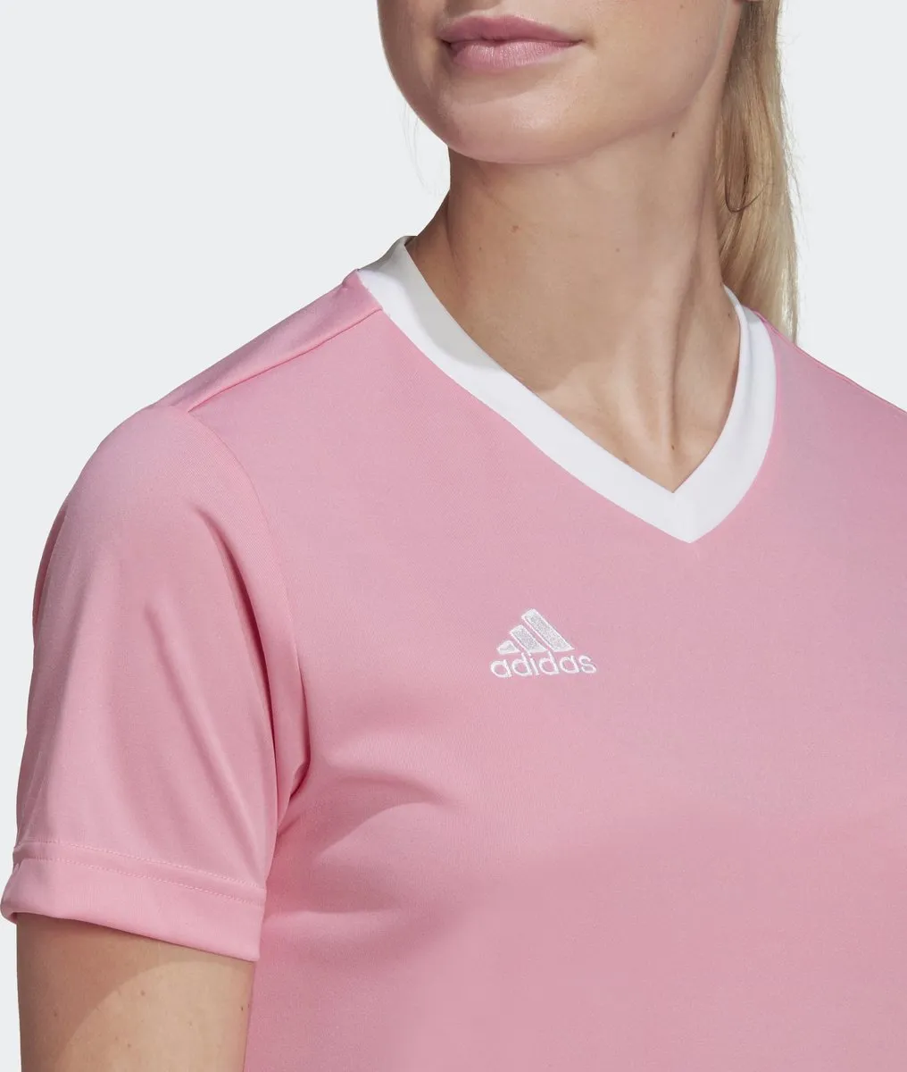 Adidas Performance Entrada 22 Voetbalshirt HC5075 - Roze - 2XS