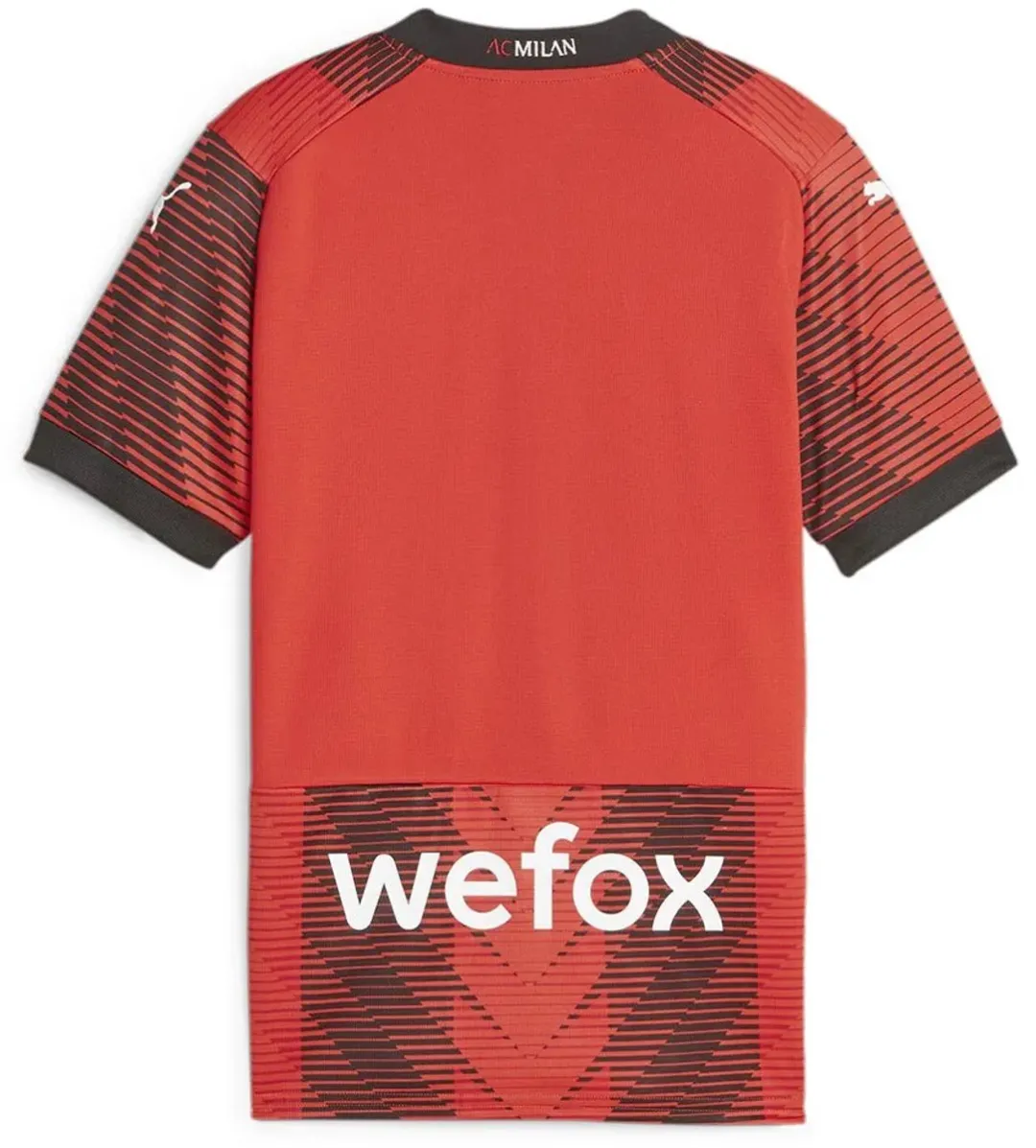 PUMA AC Milan 22/23 Korte Mouw T-shirt Junior - Rood - 5-6 jaar
