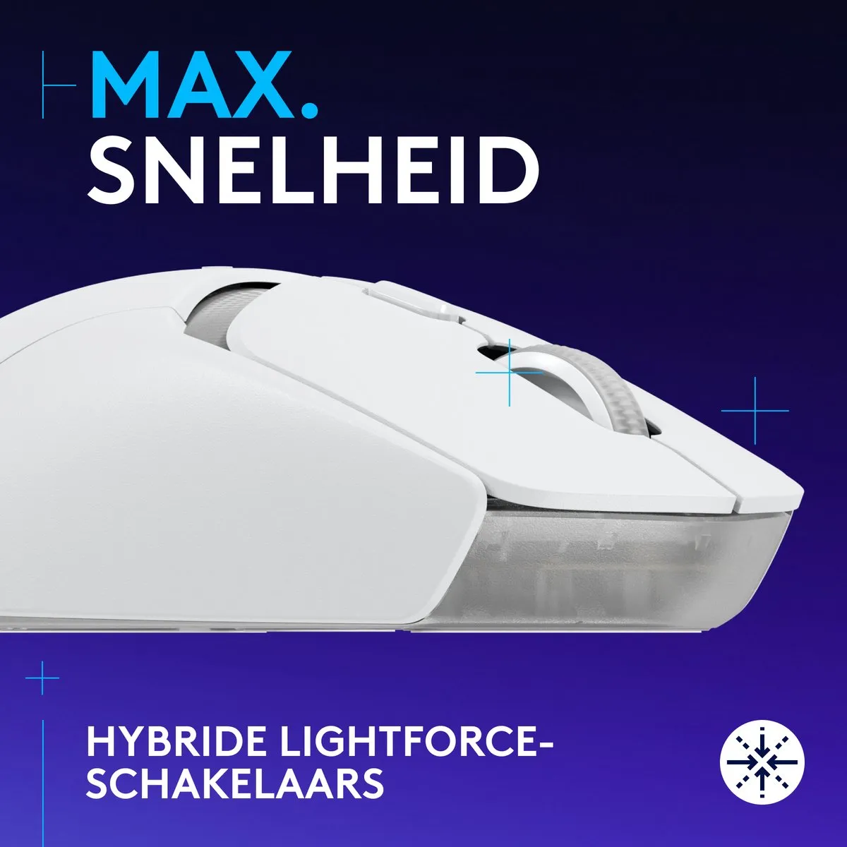 Logitech G G309 Lightspeed Draadloze Gaming Muis - Wit