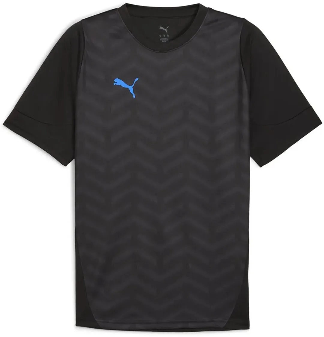 PUMA Individualcup T-shirt Kort L - Zwart/Wit/Blauw
