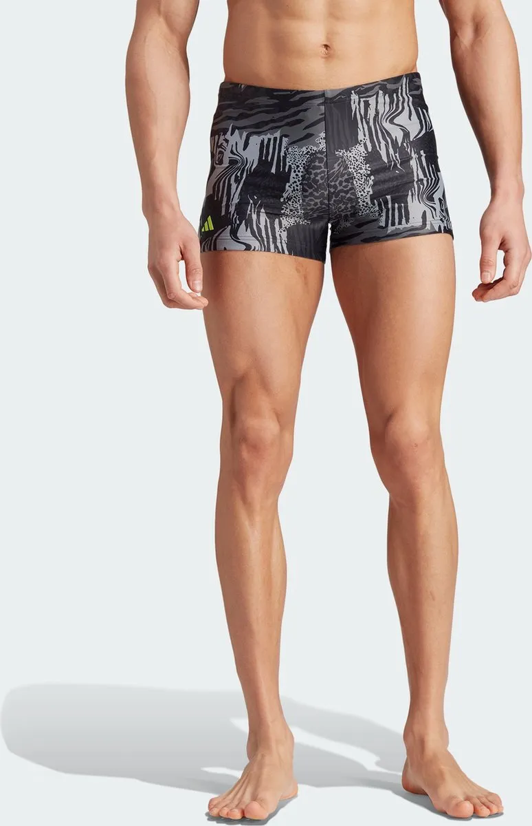 adidas Performance Graphic Zwemboxer - Heren - Grijs - S/M