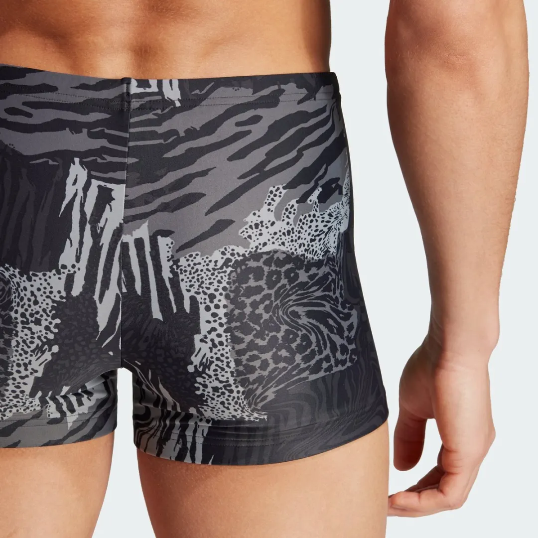 adidas Performance Graphic Zwemboxer - Heren - Grijs - S/M