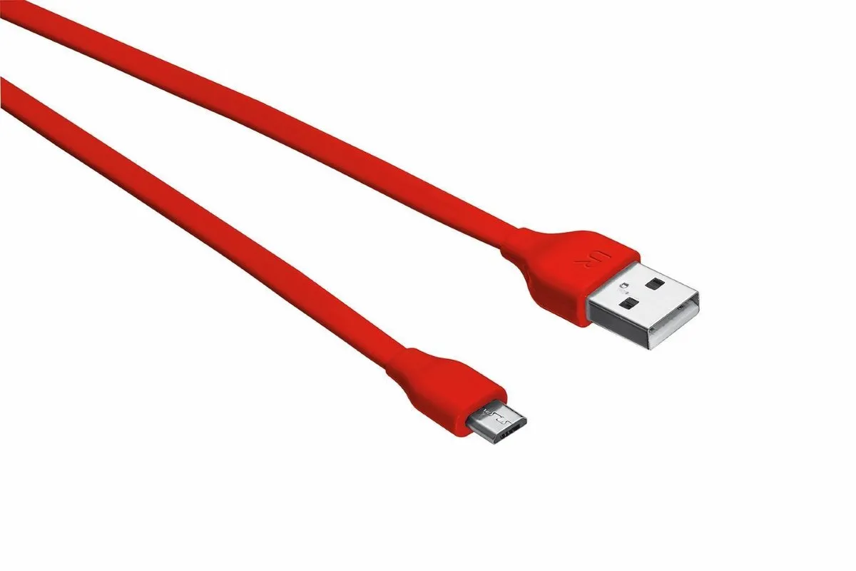 Trust UR Platte Micro-USB Kabel 1m - Rood