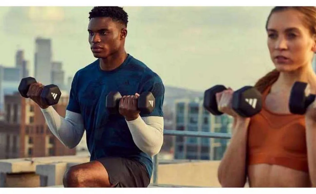 Adidas Fitness Dumbbell 4kg - Zilver