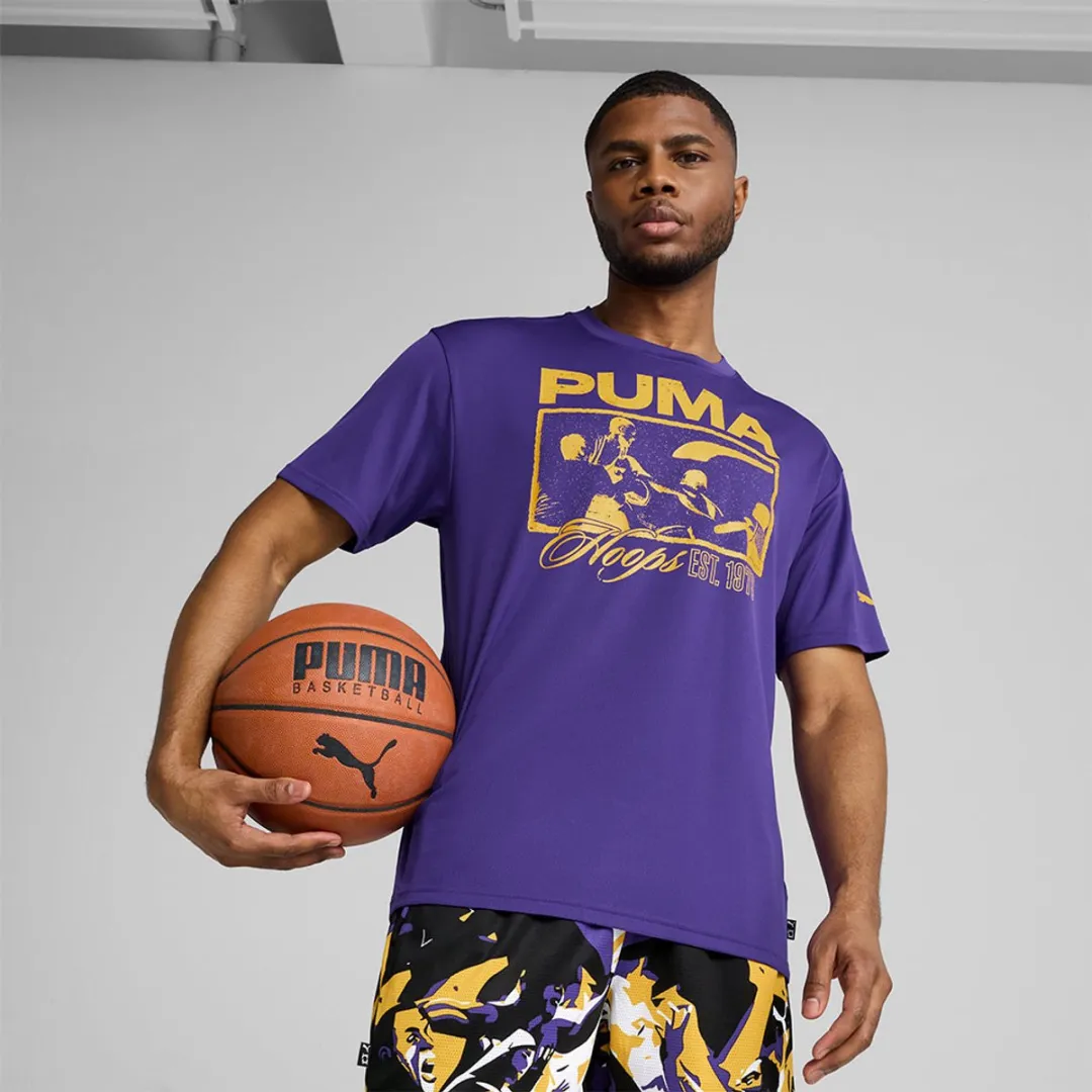 PUMA Rival Rage 1 T-shirt - Paars XS