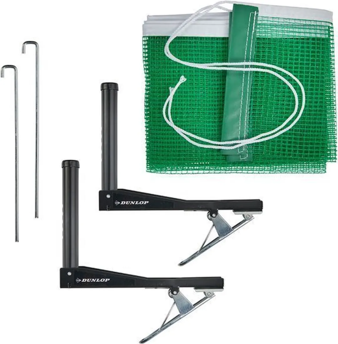 Dunlop Tour Net & Post Set Tafeltennis - Zwart