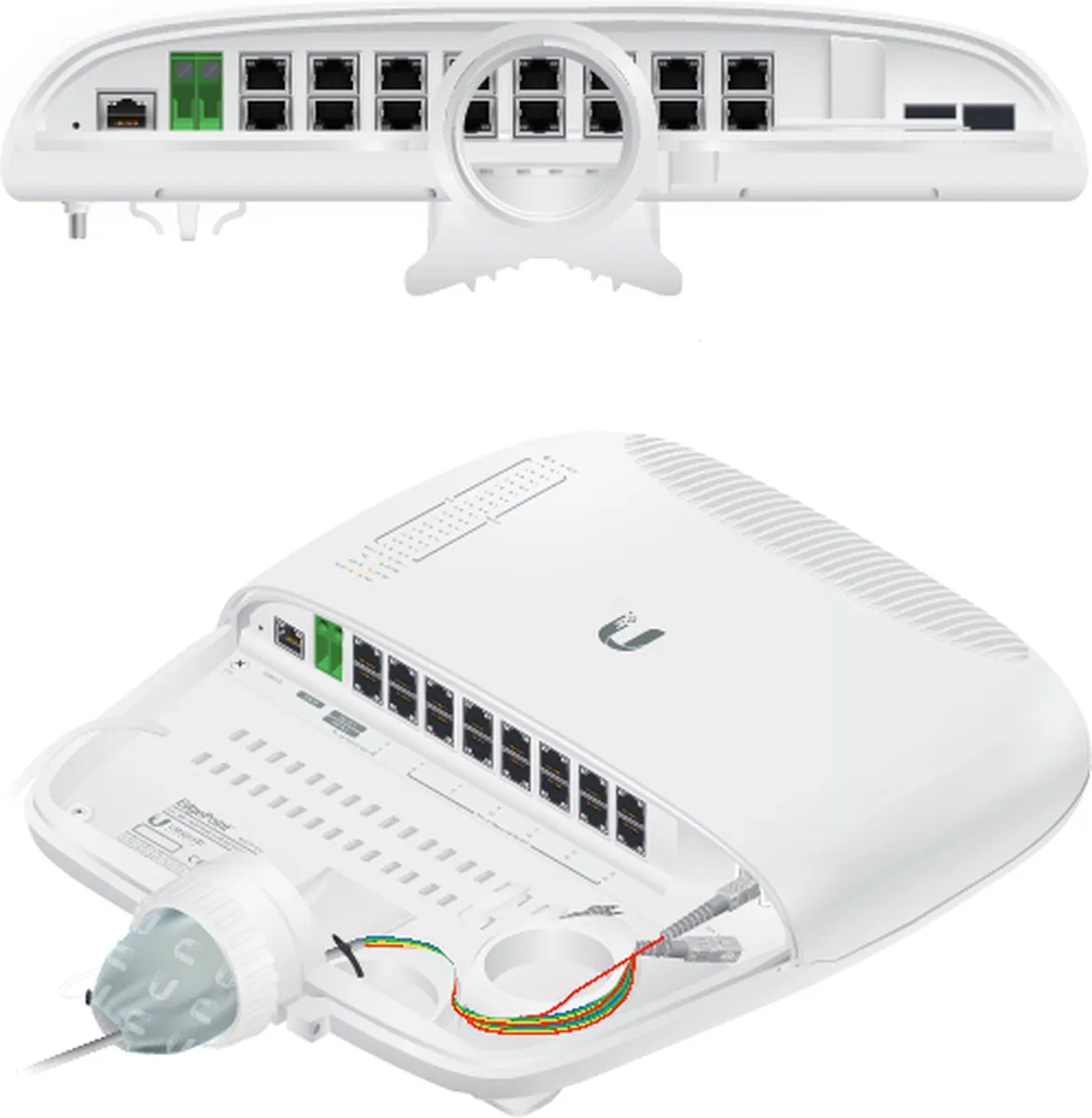 Ubiquiti EP-S16 Desktop Switch - 16x Gigabit Ethernet - Wit