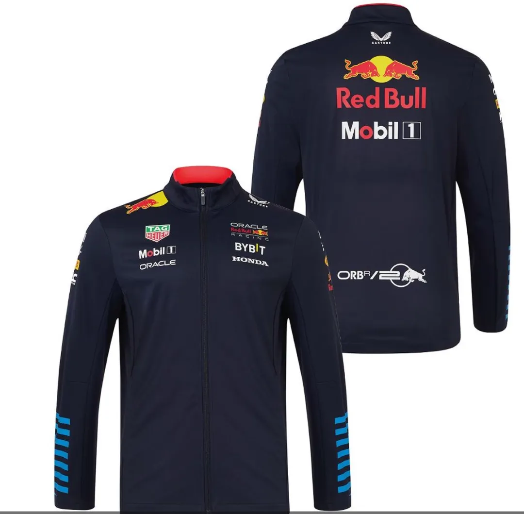 Red Bull Racing Teamline Softshell Jas 2024 - XL - Blauw