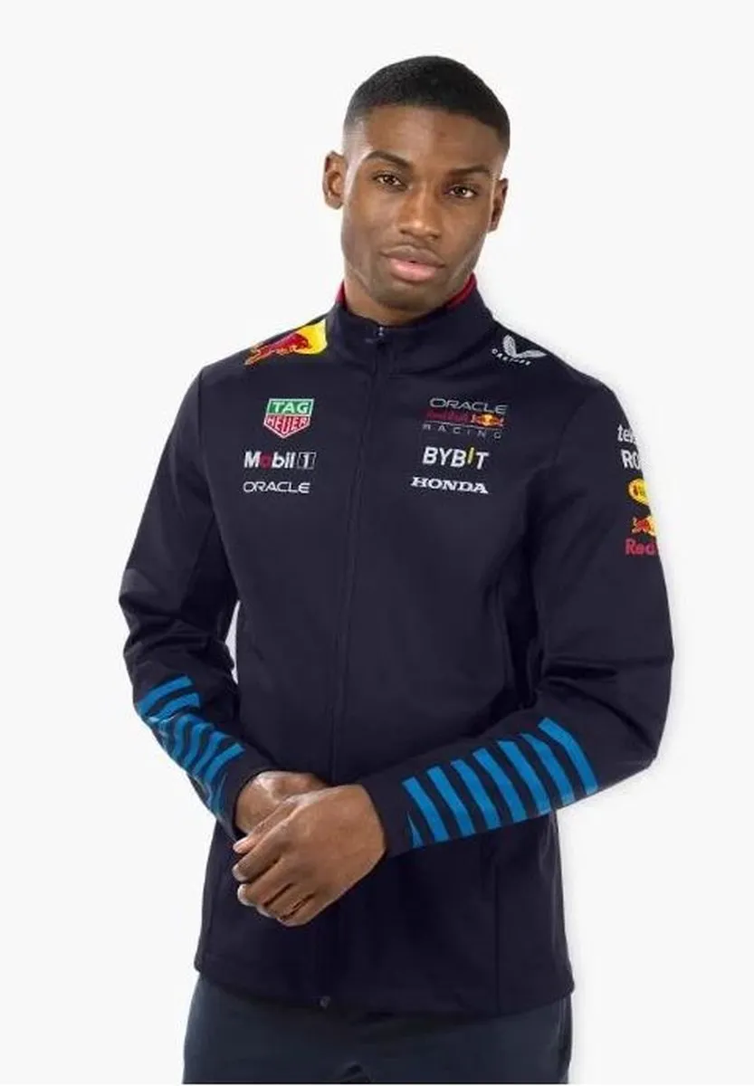 Red Bull Racing Teamline Softshell Jas 2024 - XL - Blauw
