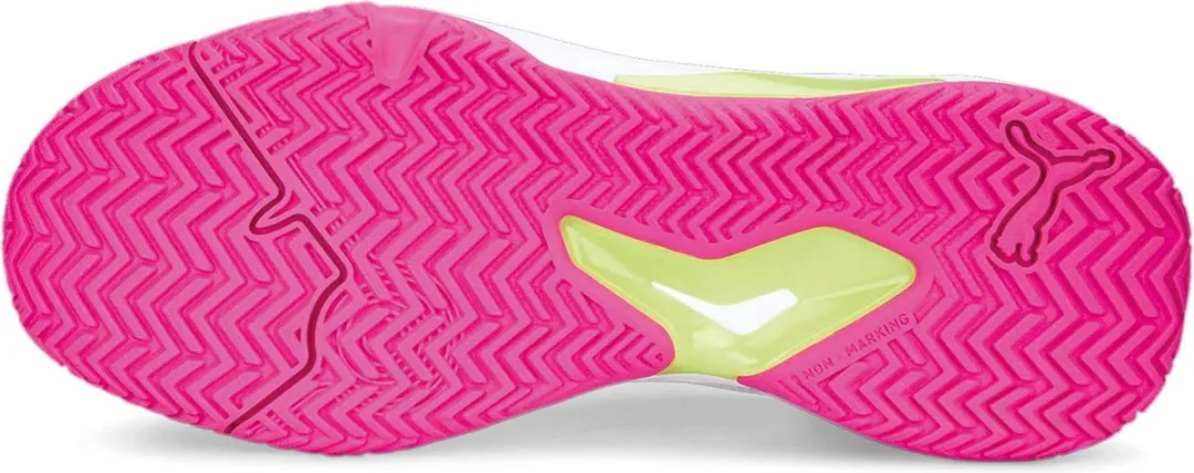 PUMA Solarcourt RCT Sportschoenen 37 - Wit/Roze/Geel