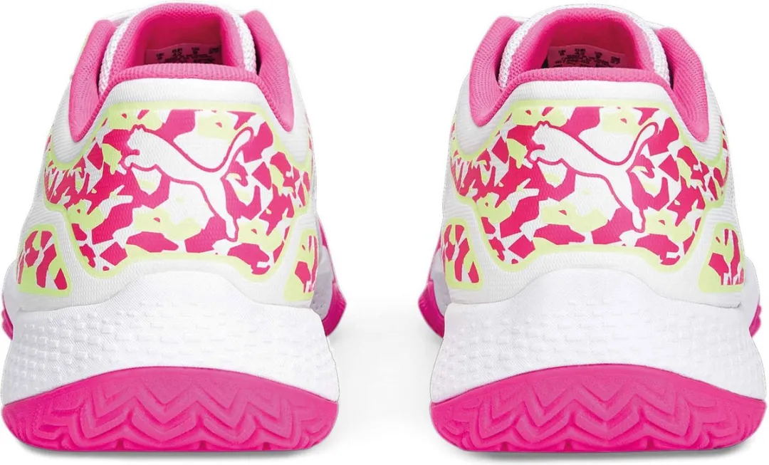 PUMA Solarcourt RCT Sportschoenen 37 - Wit/Roze/Geel