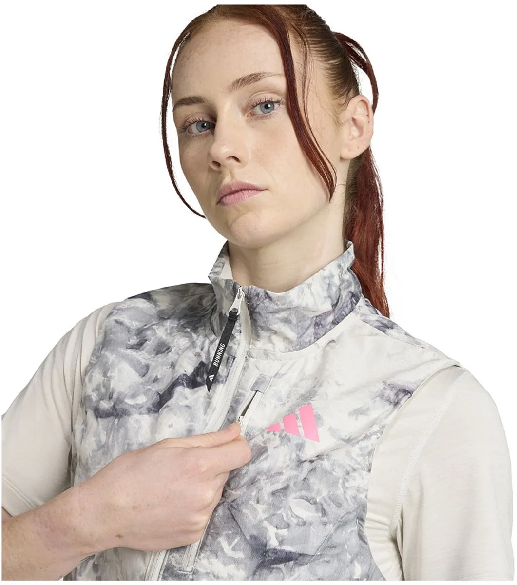 adidas Performance Own The Run Spray Dye Gilet M - Grijs