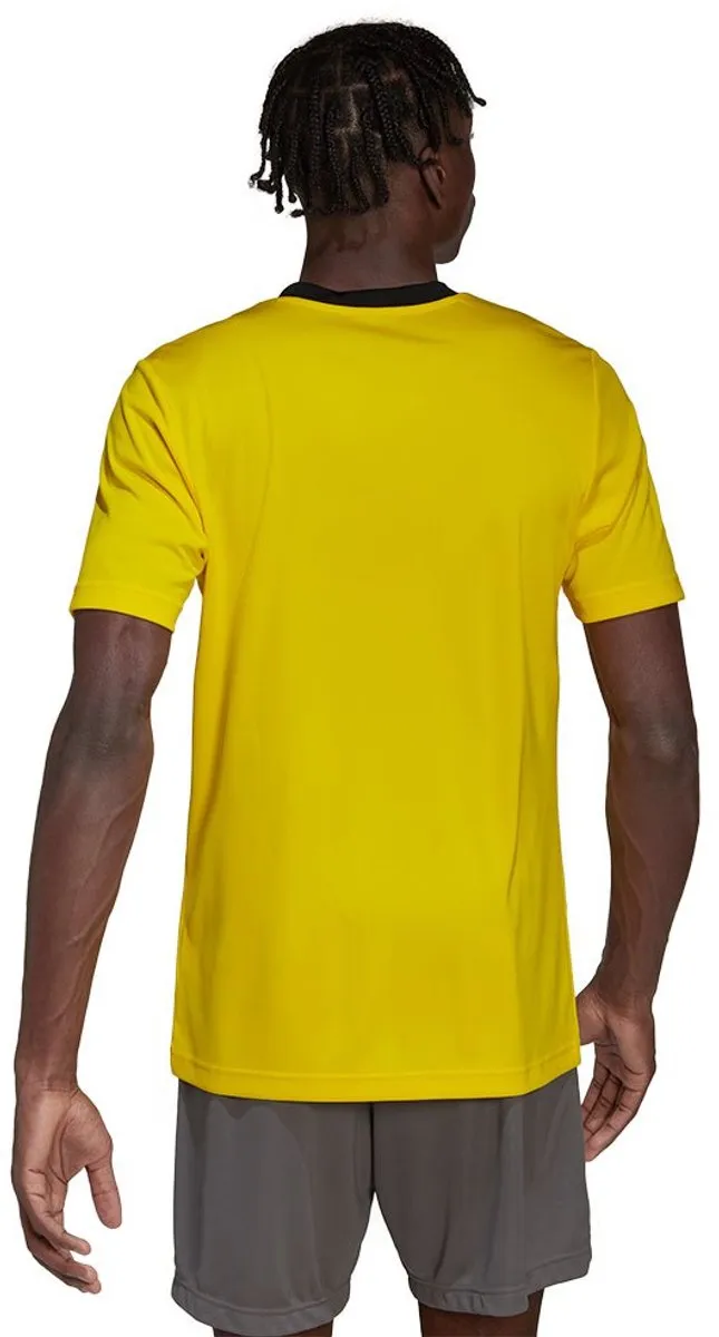 Adidas Entrada 22 Shirt Heren - Geel/Zwart XS