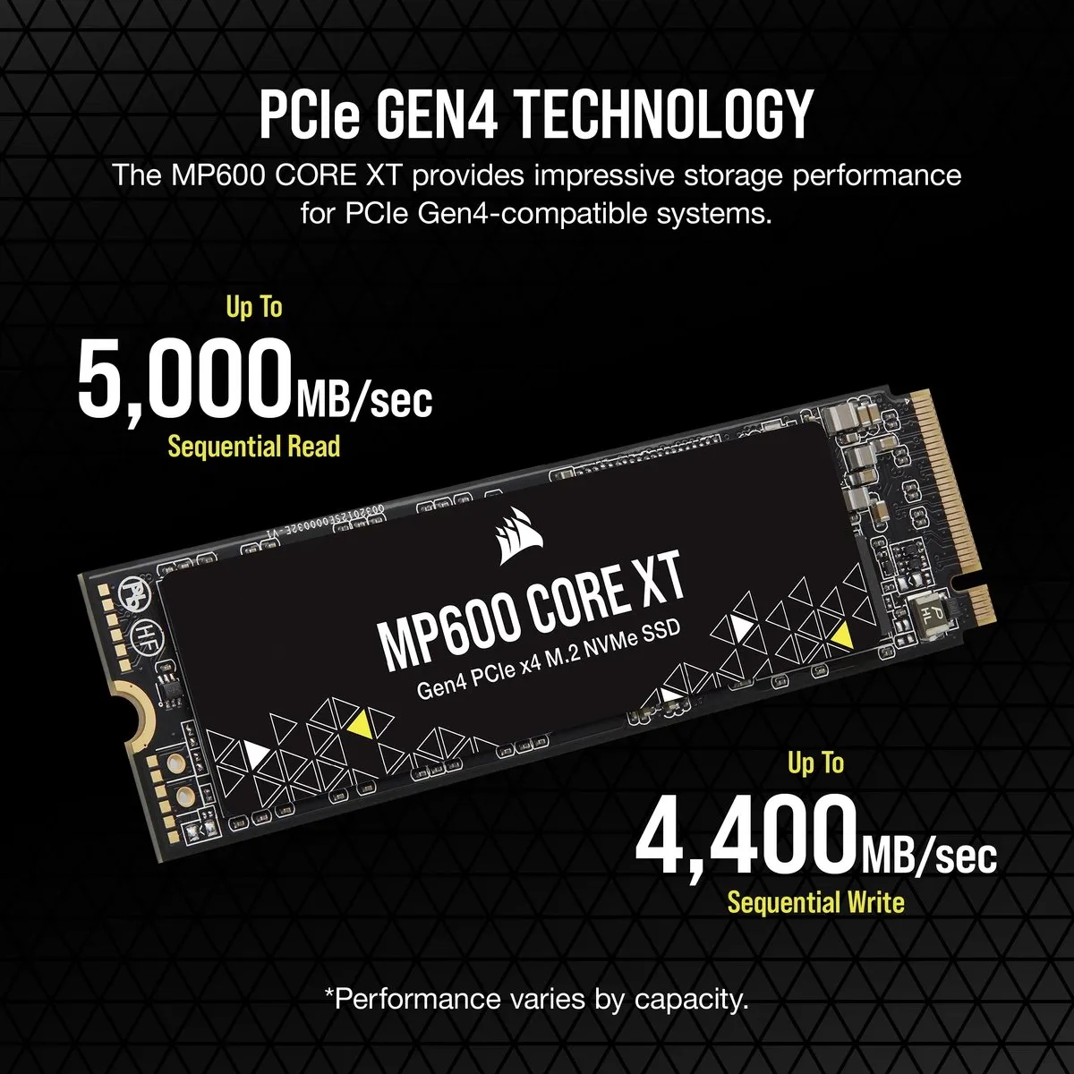 Corsair MP600 Core XT R2 CSSD-F1000GBMP600CXTR2 SSD M.2 2280 1TB - Zwart