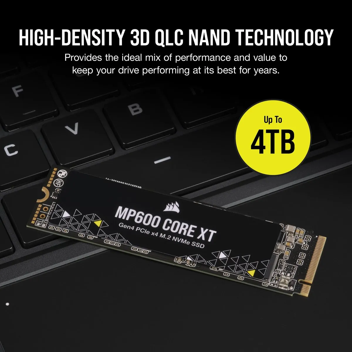 Corsair MP600 Core XT R2 CSSD-F1000GBMP600CXTR2 SSD M.2 2280 1TB - Zwart