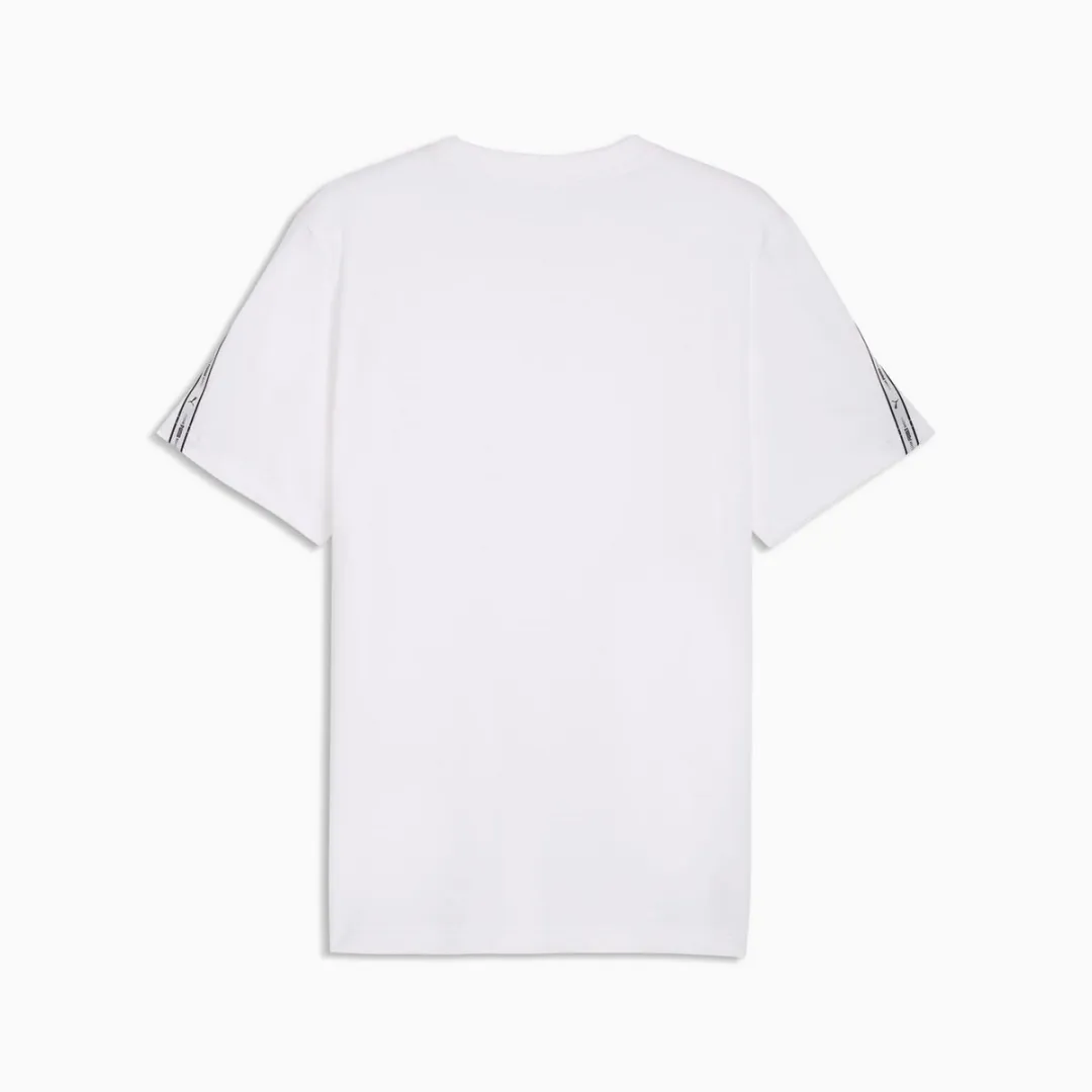 PUMA Tape Tee Heren - L - Wit