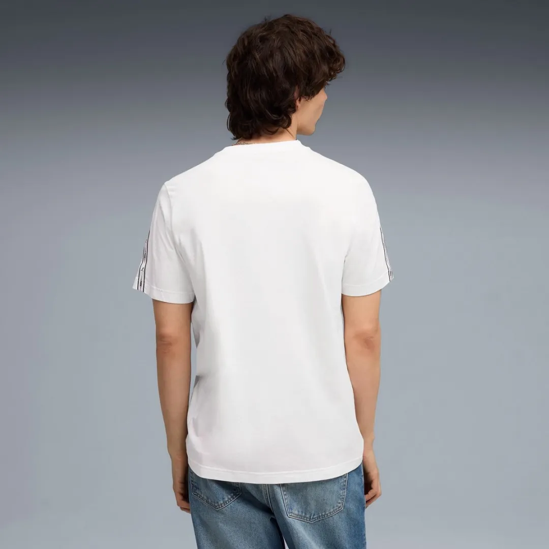 PUMA Tape Tee Heren - L - Wit