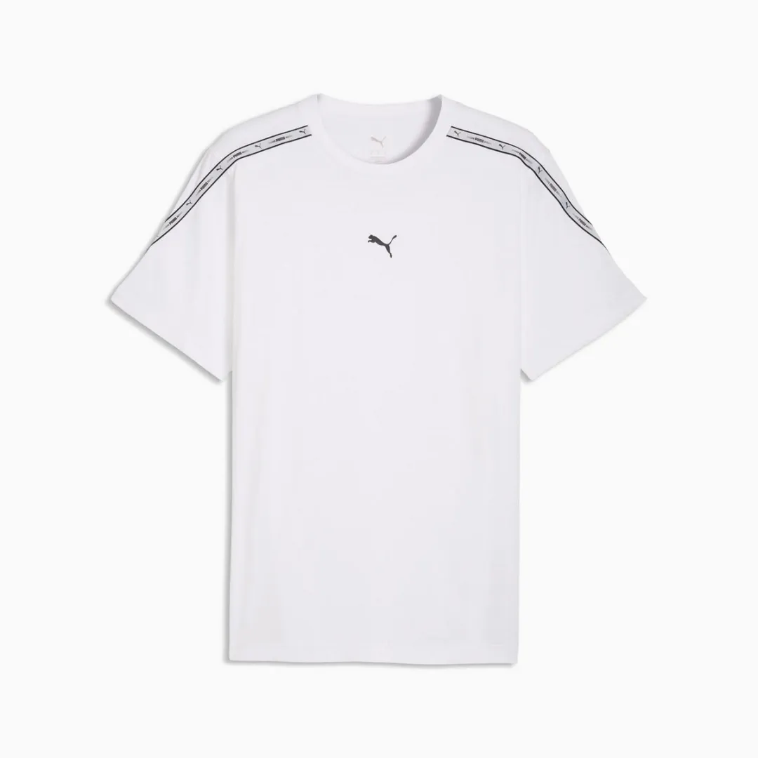 PUMA Tape Tee Heren - L - Wit