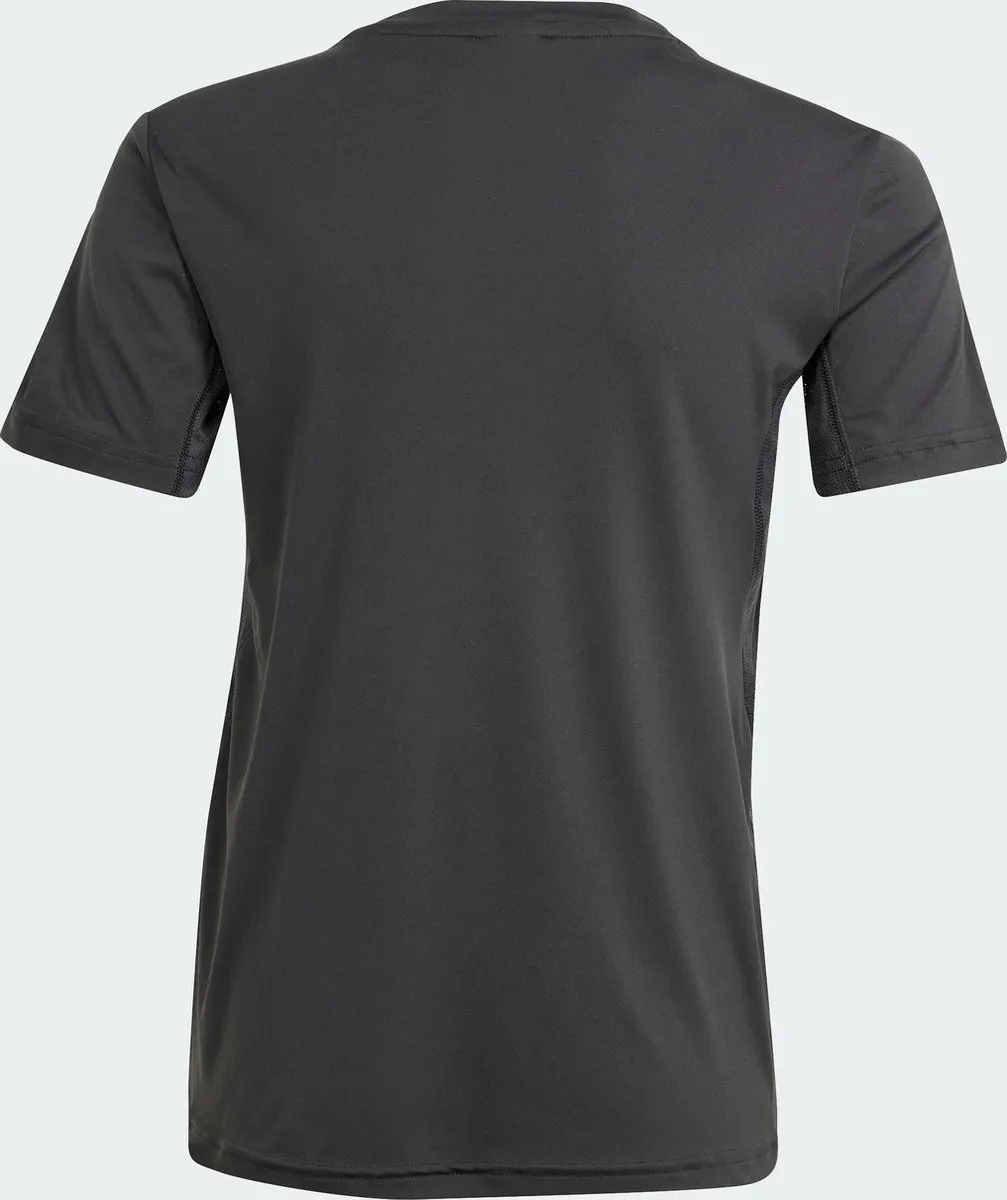 adidas J Team Tee - Zwart - 164