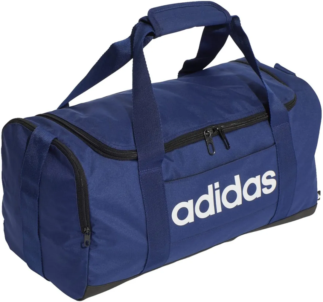 adidas Linear Sporttas 45cm - 24L - Donkerblauw/Wit - afbeelding 6 van 6