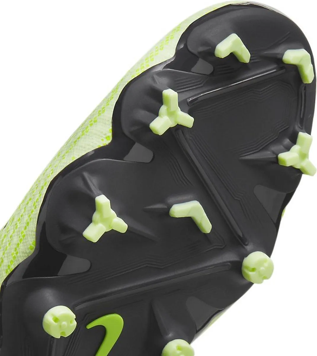 Nike Phantom GX Academy FG/MG Voetbalschoenen 45 - Grijs/Groen