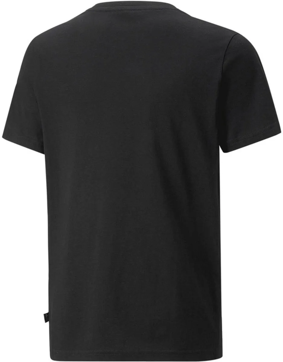 PUMA Ess Tape Camo T-shirt - 4-5 jaar - Zwart