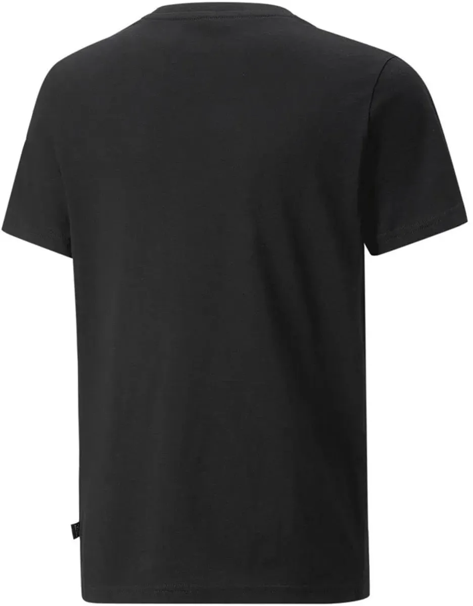PUMA Ess Tape Camo T-shirt - 4-5 jaar - Zwart