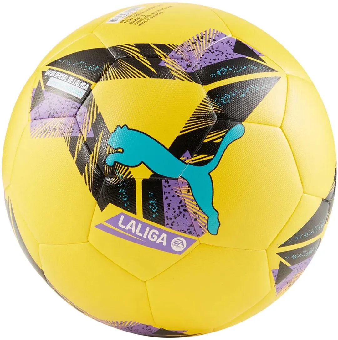 PUMA Orbita LaLiga 1 Hyb Voetbal 4 - Fluo Geel