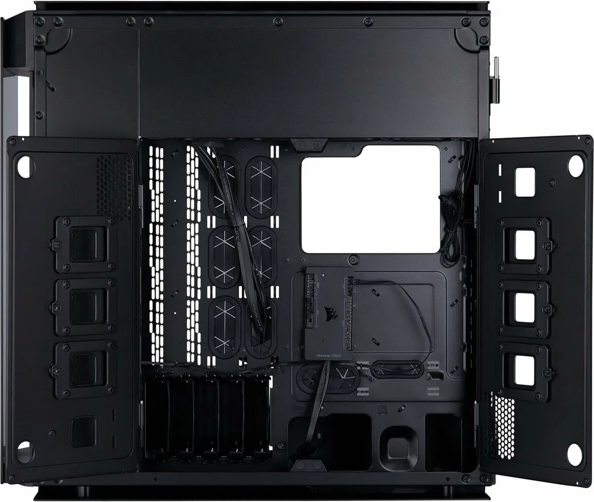 Corsair 1000D Super-Tower ATX Behuizing - Zwart/Grijs