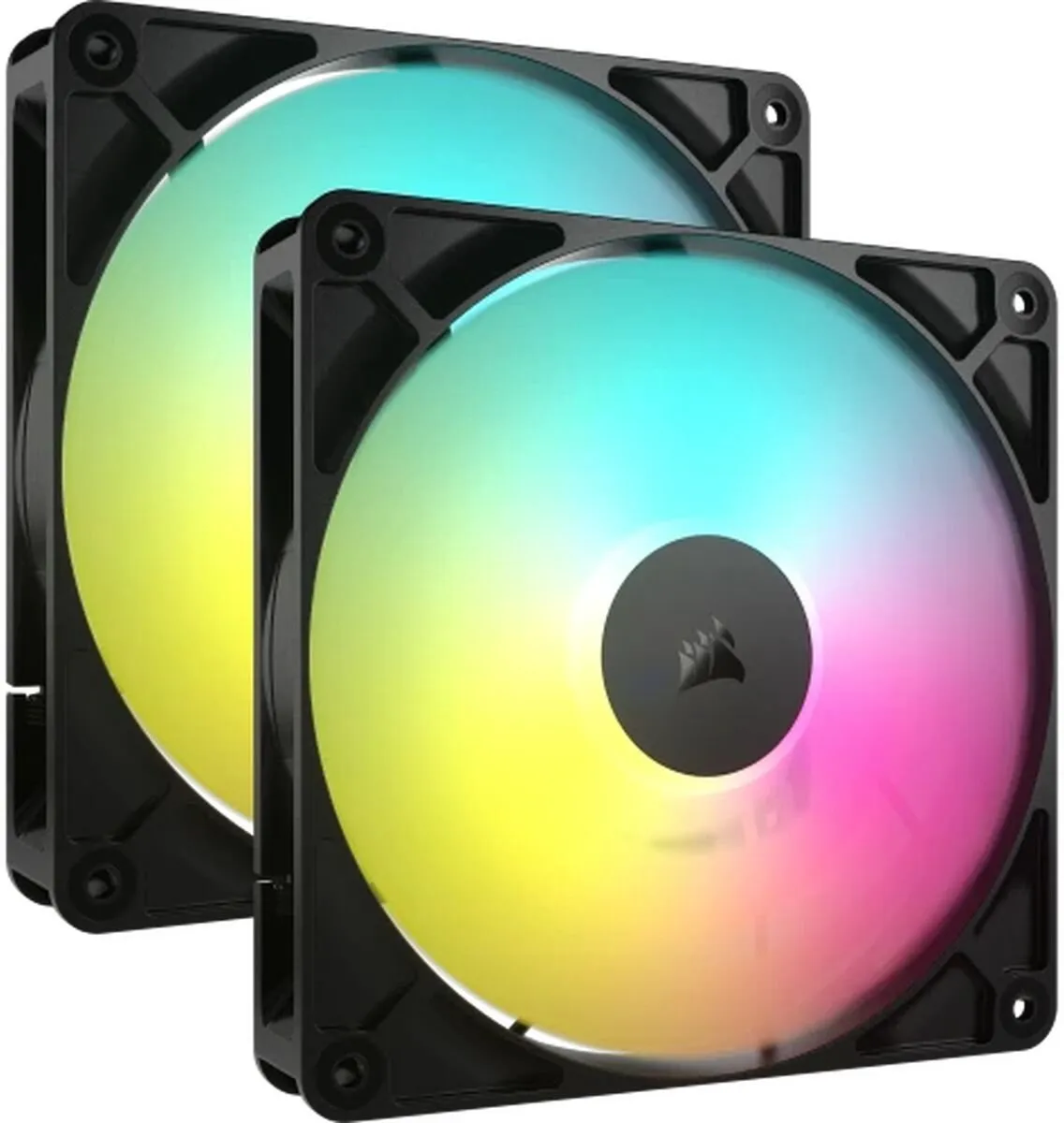 Corsair RS140 ARGB CPU-ventilator CO-9050183-WW - 2x 14cm - Multicolor/Zwart