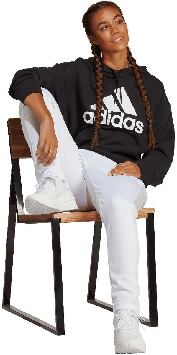 Adidas Essentials Big Logo Oversized French Terry Hoodie - Zwart S