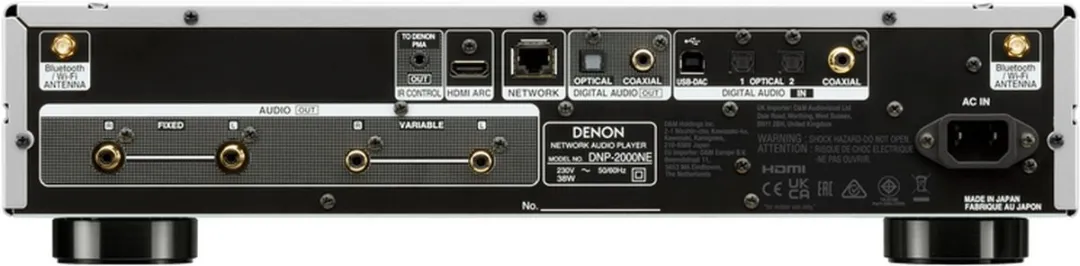 Denon DNP-2000NE Netwerkspeler - Zilver
