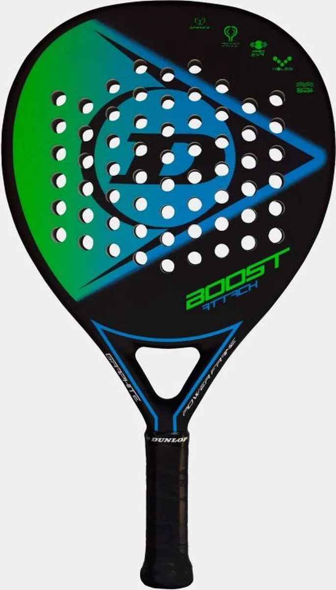 Dunlop Boost Attk Padelracket - Groen/Blauw