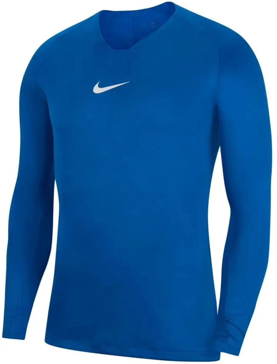 Nike Park Sportshirt Heren AV2609-463 - M - Blauw/Wit