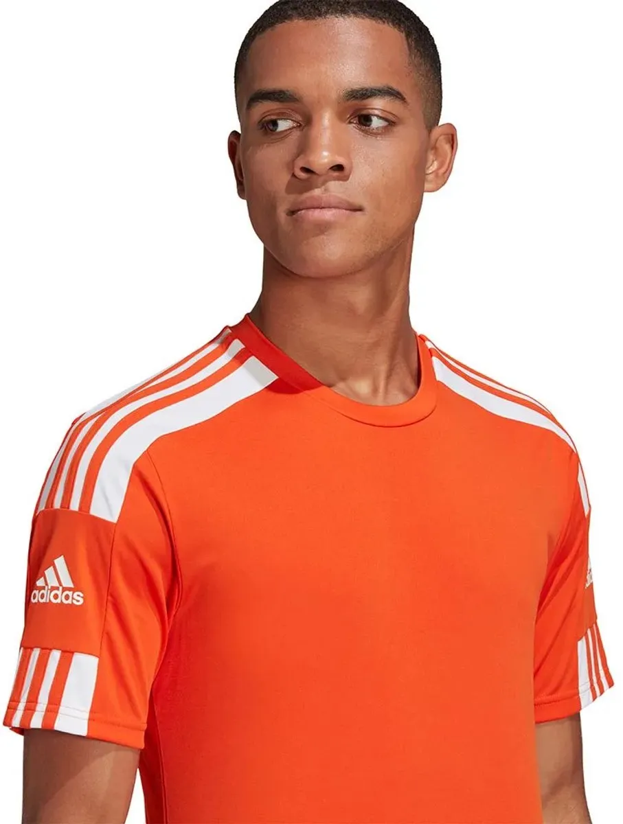 adidas Squadra 21 Shirt Heren S - Oranje/Wit