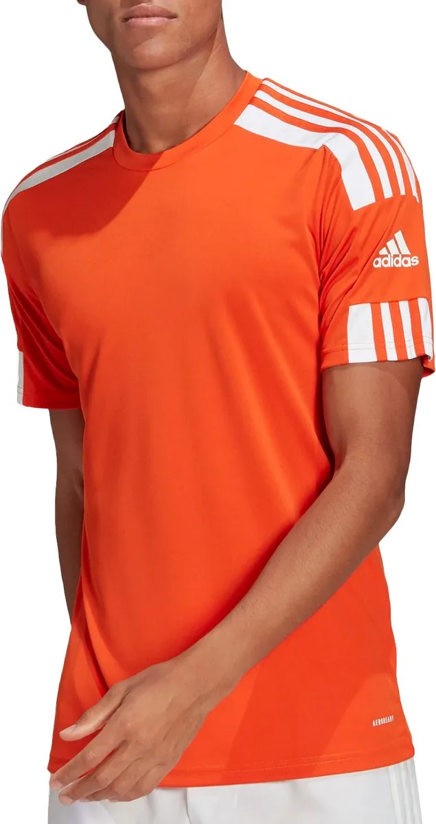 adidas Squadra 21 Shirt Heren S - Oranje/Wit