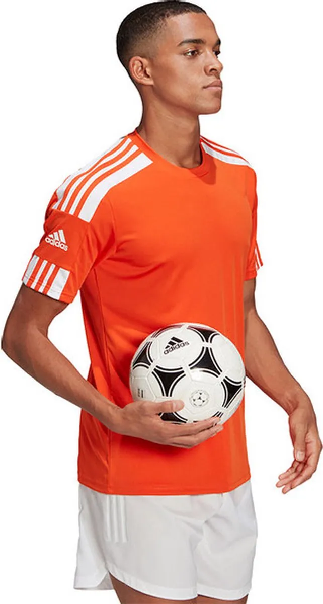 adidas Squadra 21 Shirt Heren S - Oranje/Wit