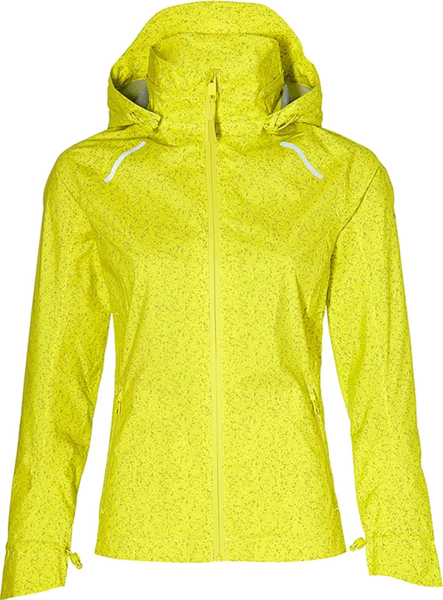 Basil Skane Regenjas Dames - Neongeel XS