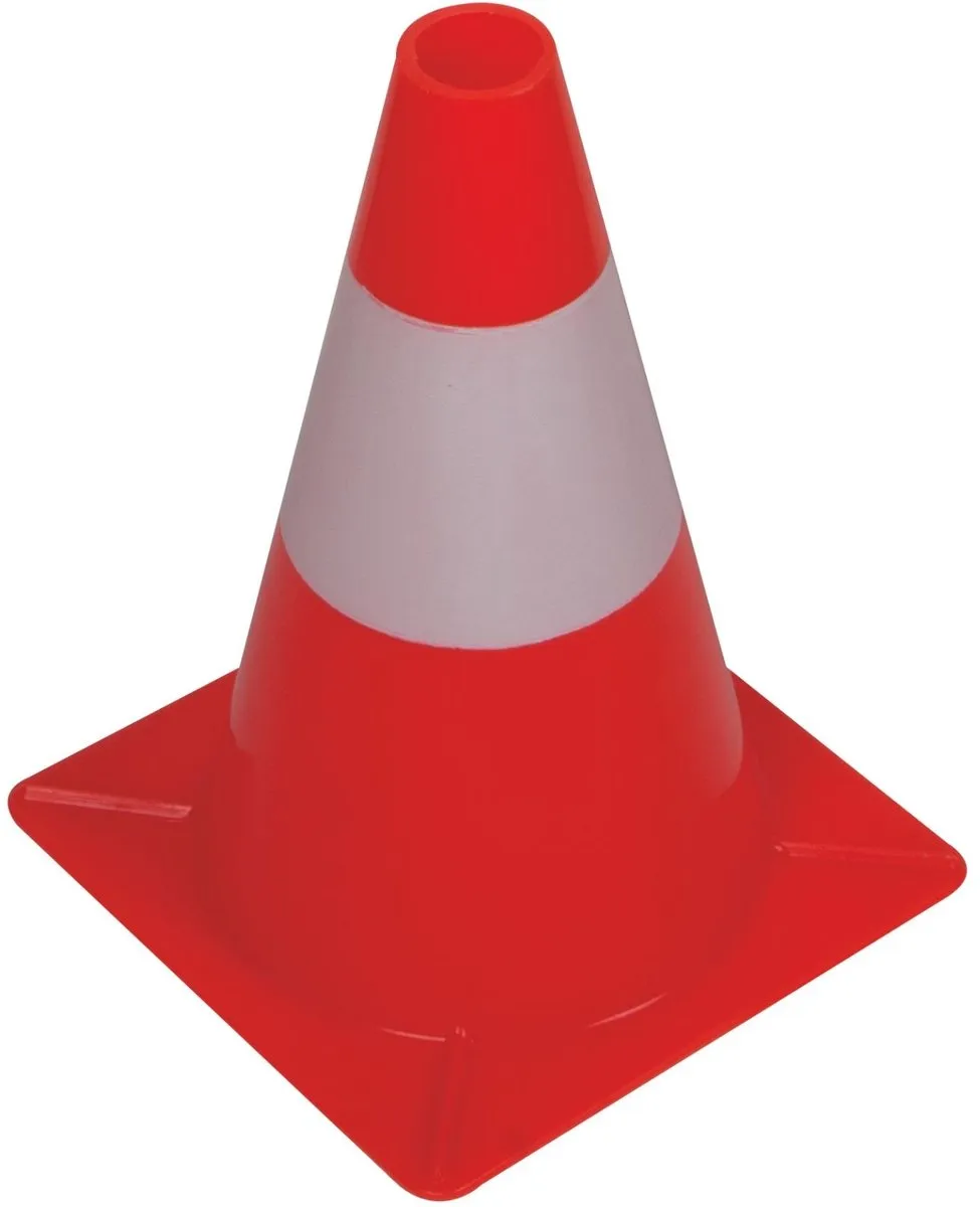 Perel Afzetkegel 30cm - Rood/Wit