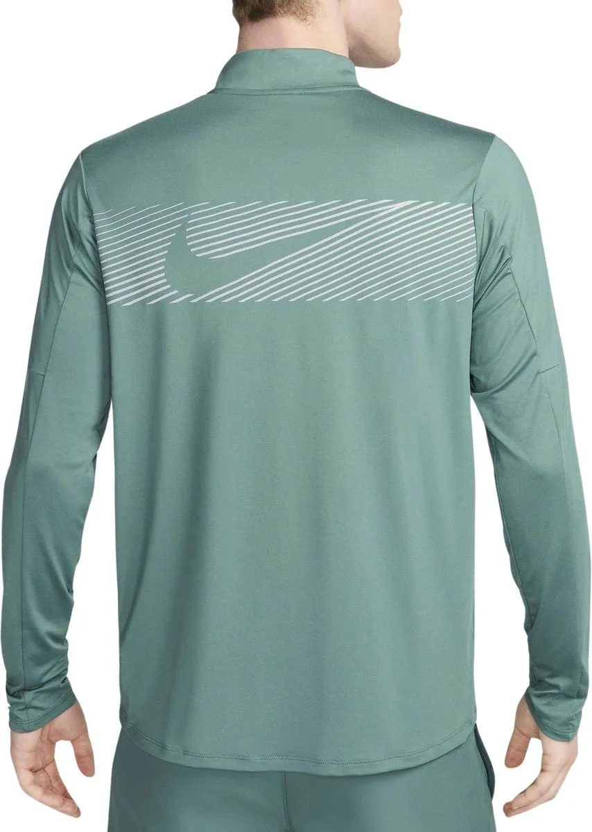 Nike Dri-FIT Element Flash Half-Zip Hardloopshirt Heren S - Groen