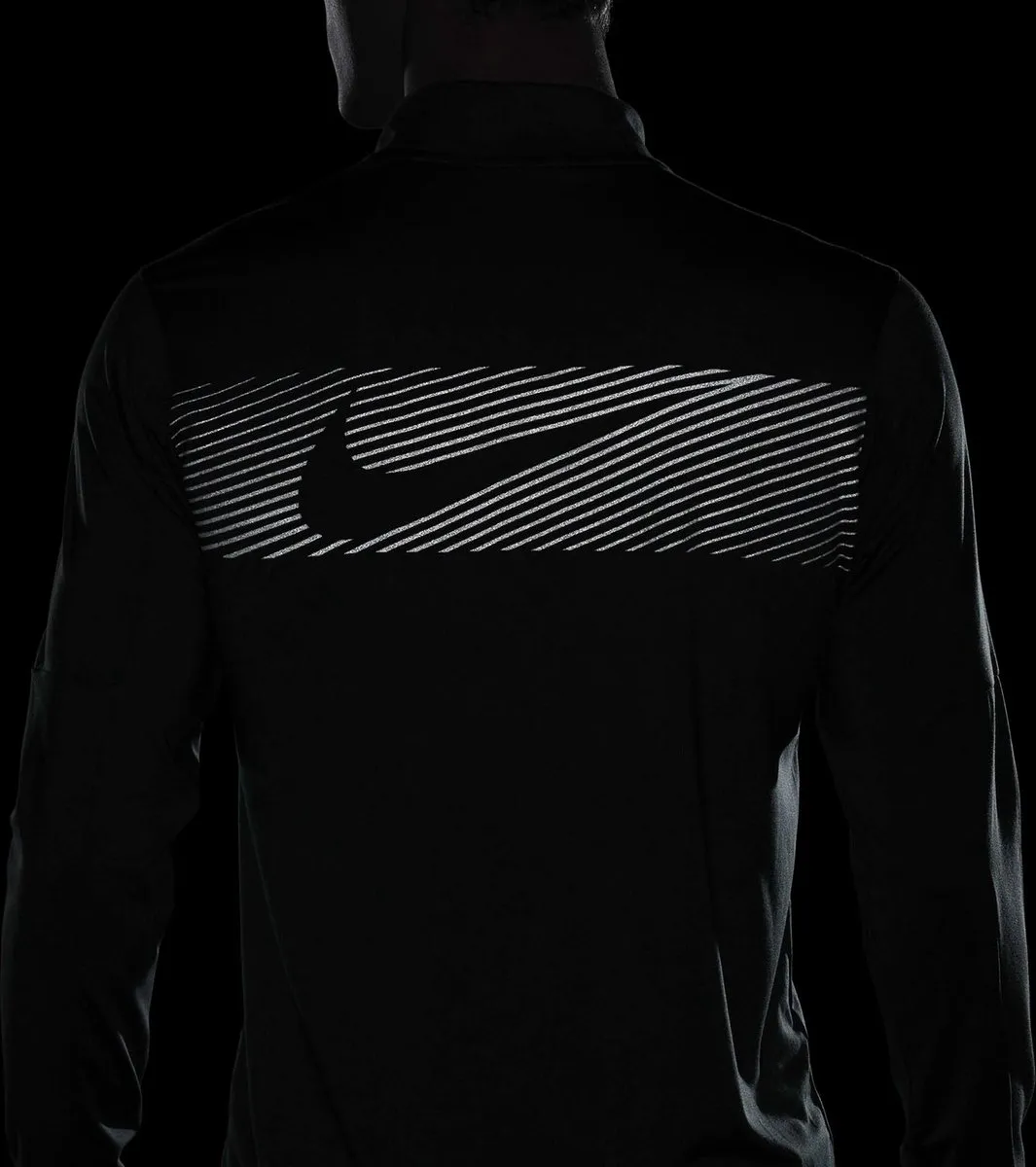 Nike Dri-FIT Element Flash Half-Zip Hardloopshirt Heren S - Groen