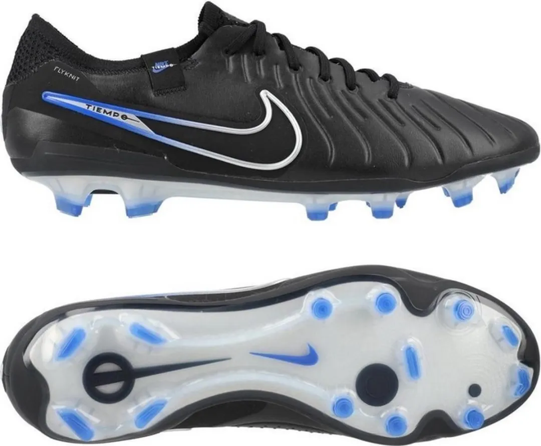 Nike Tiempo Legend Elite FG Voetbalschoenen 44 - Zwart/Blauw