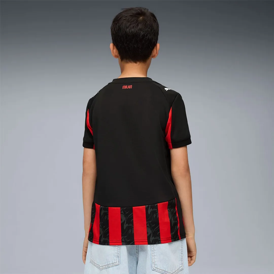 PUMA AC Milan Replica 25/26 Thuis T-shirt Junior - Rood 5-6 jaar