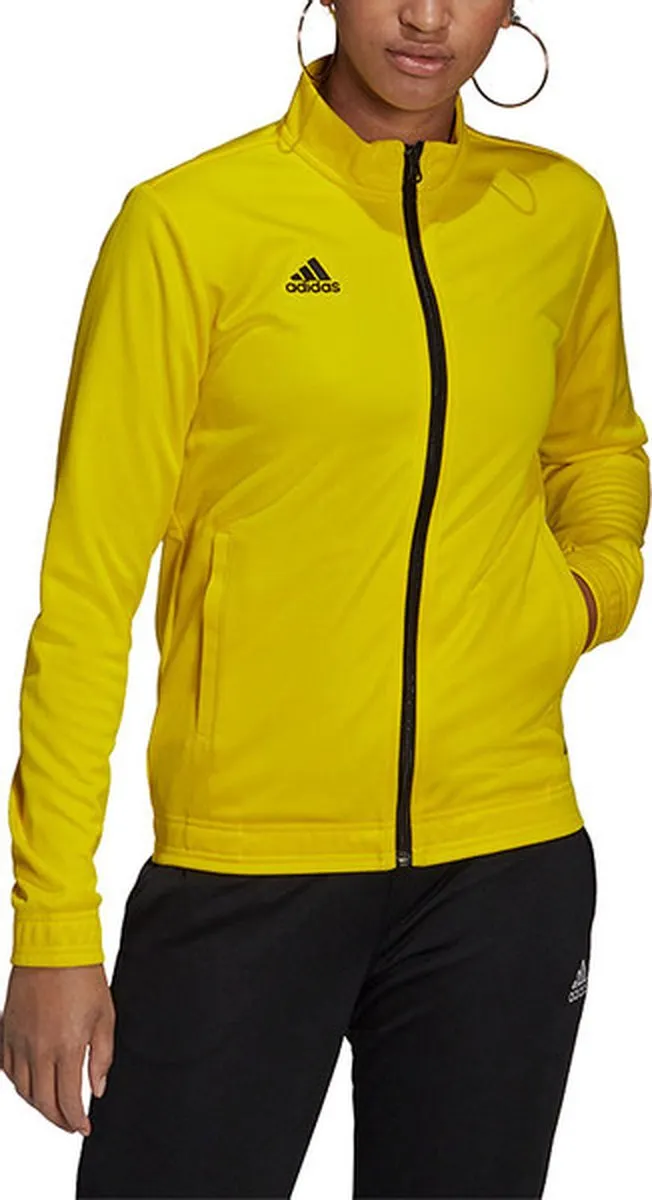 adidas Entrada 22 Track Jacket Dames - XS - Geel
