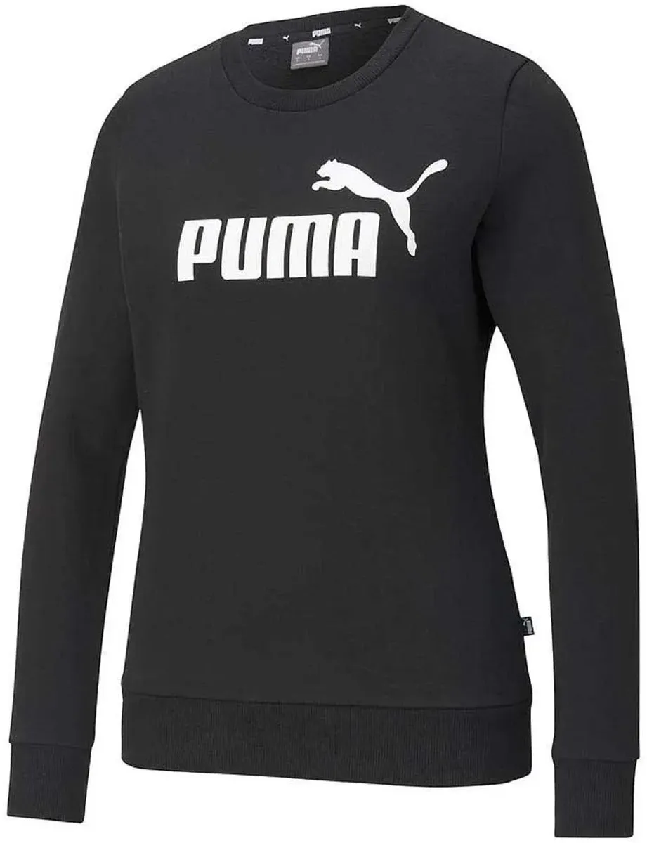 PUMA ESS Logo Crew Sweater - Zwart S
