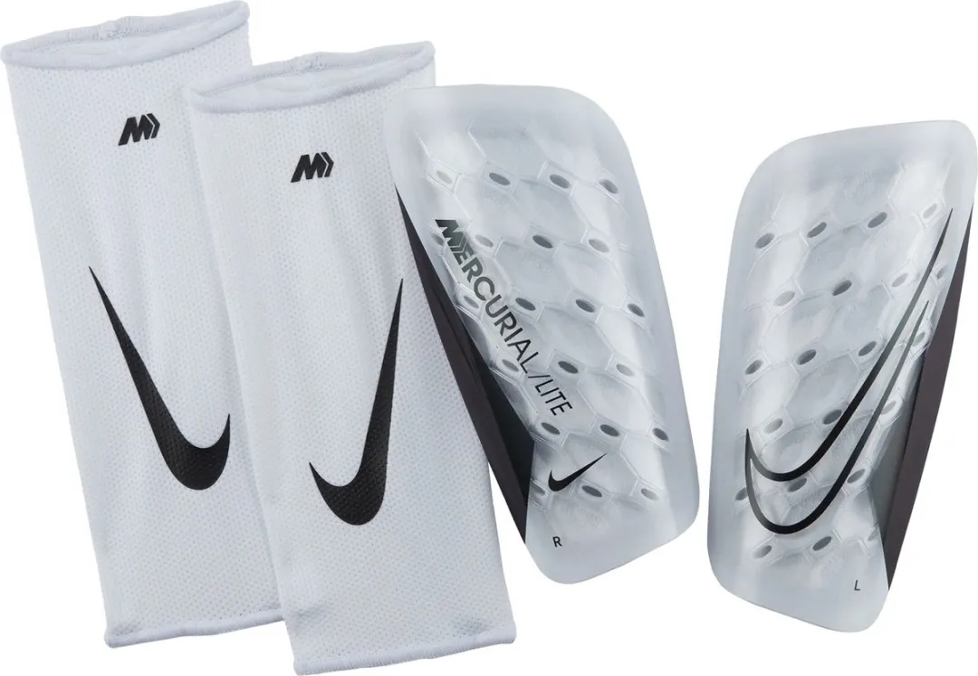 Nike Mercurial Lite Scheenbeschermers S - Wit/Zwart