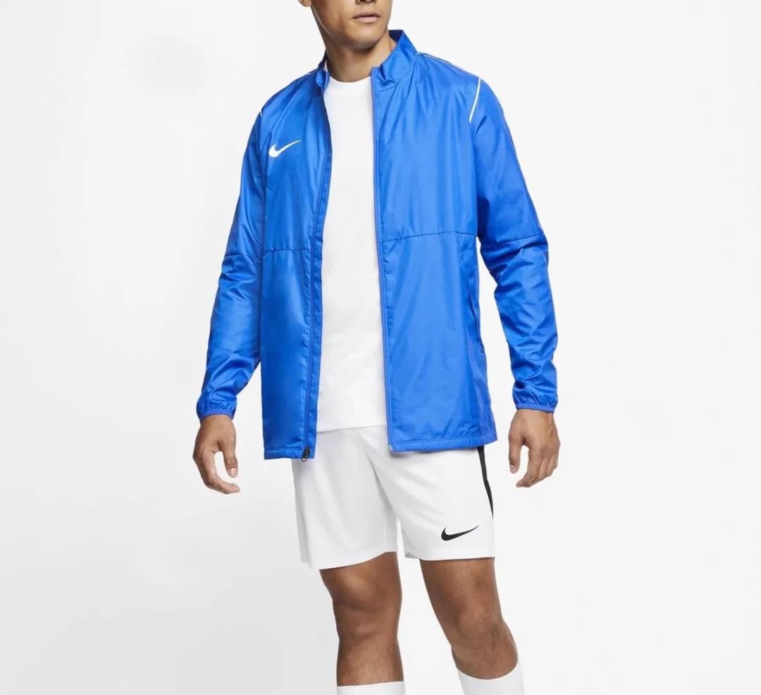 Nike Park 20 Regenjack Heren - S - Blauw/Wit